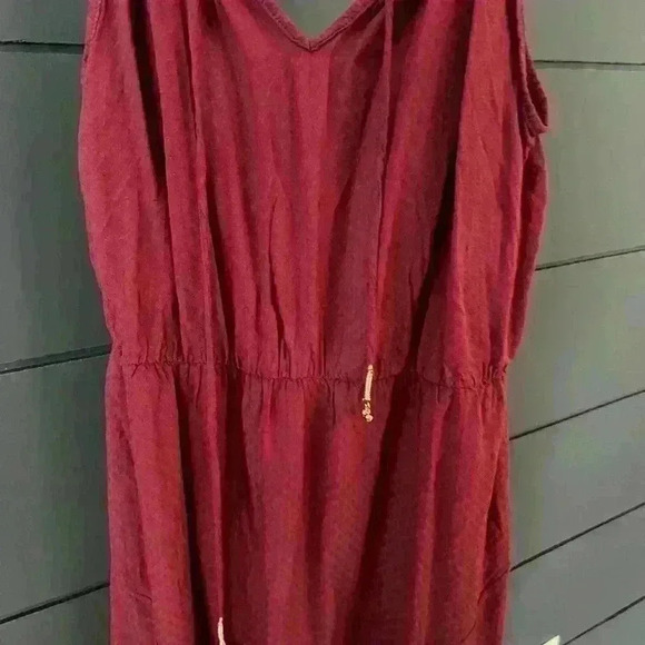 Free people bohemian tie waist dress size medium - Picture 2 of 5
